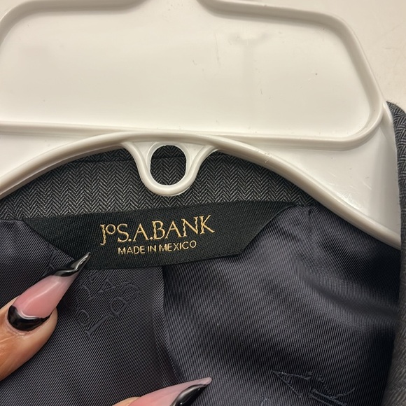 Jos. A. Bank Signature Gold Tailored Fit Wool Blazer 2 Button Sports Coat 46R - Picture 2 of 15